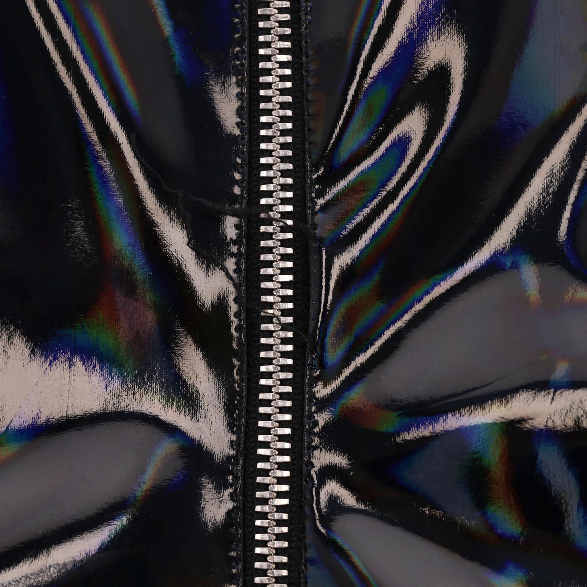 Balmain Iridescent Vinyl Two-Piece Set For Sale 6