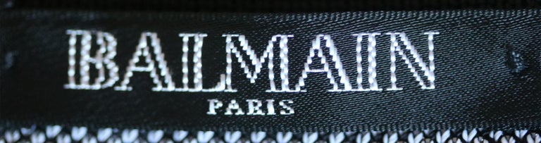 Balmain Jacquard Knit Midi Skirt at 1stDibs