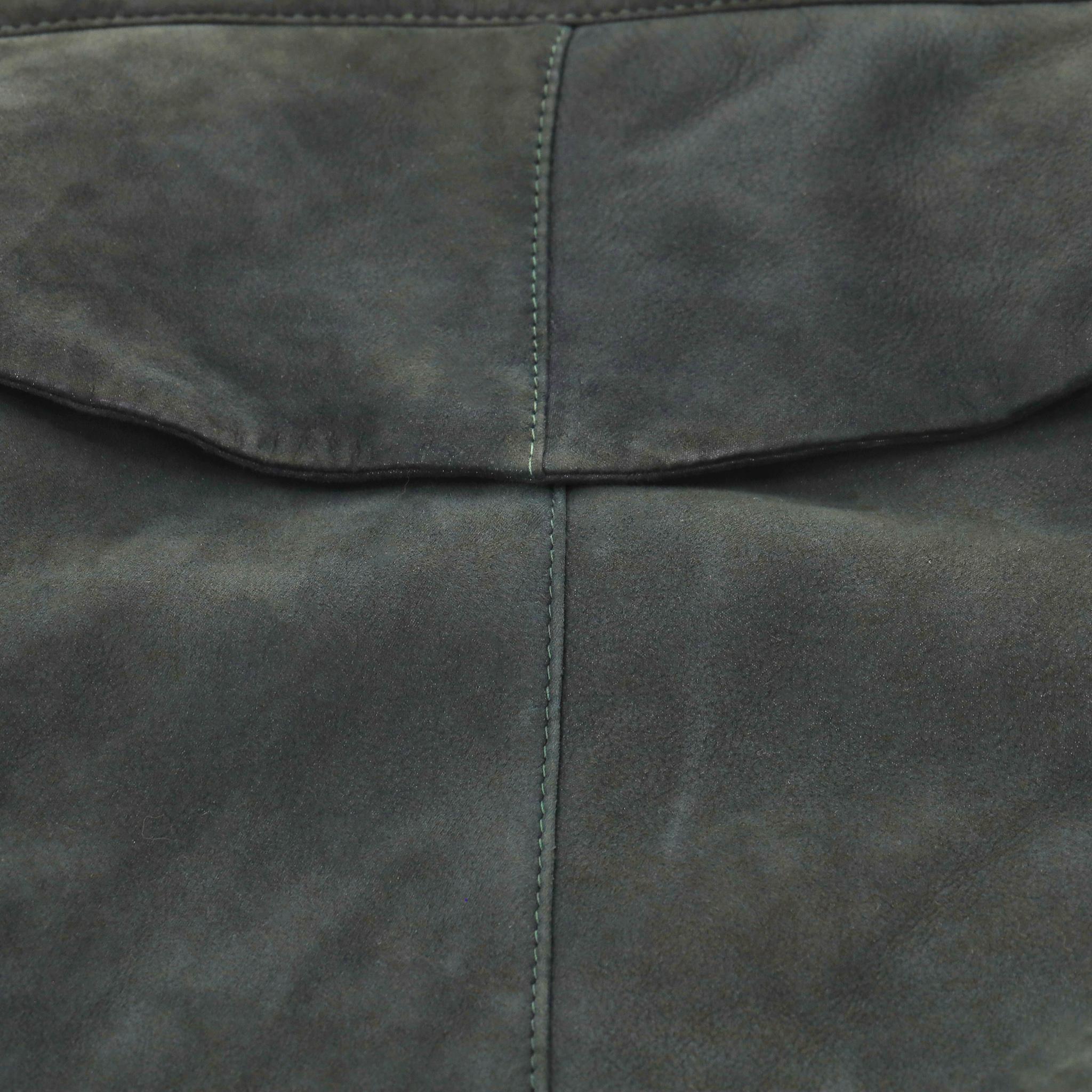 Balmain Bikerjacke aus Lammwildleder und Shearling im Angebot 3