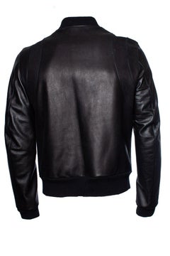 Balmain, leather biker jacket