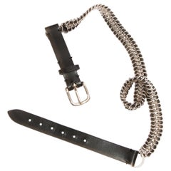 Balmain Leather Chain Belt Circa 2009