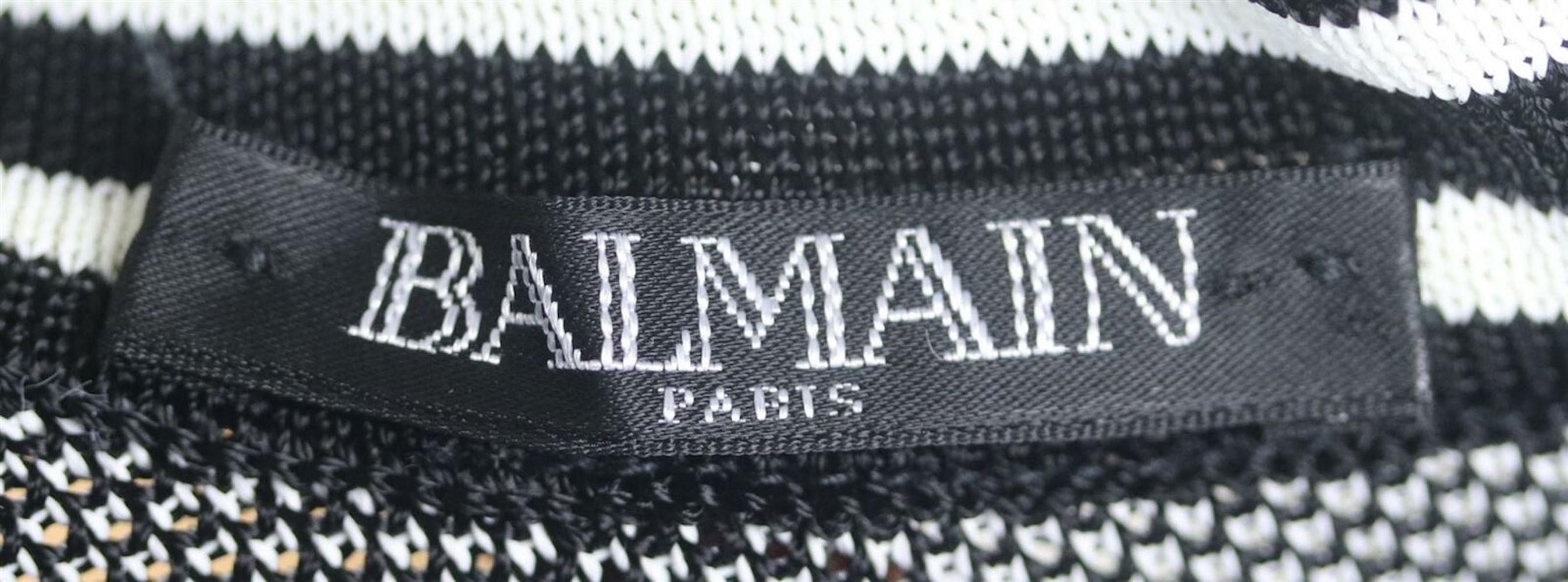 Women's Balmain Leopard Jacquard Knit Mini Dress