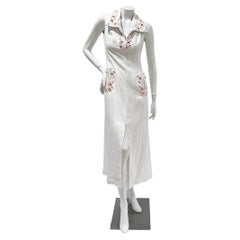 Vintage Balmain Linen Dress (Circa 1960s)