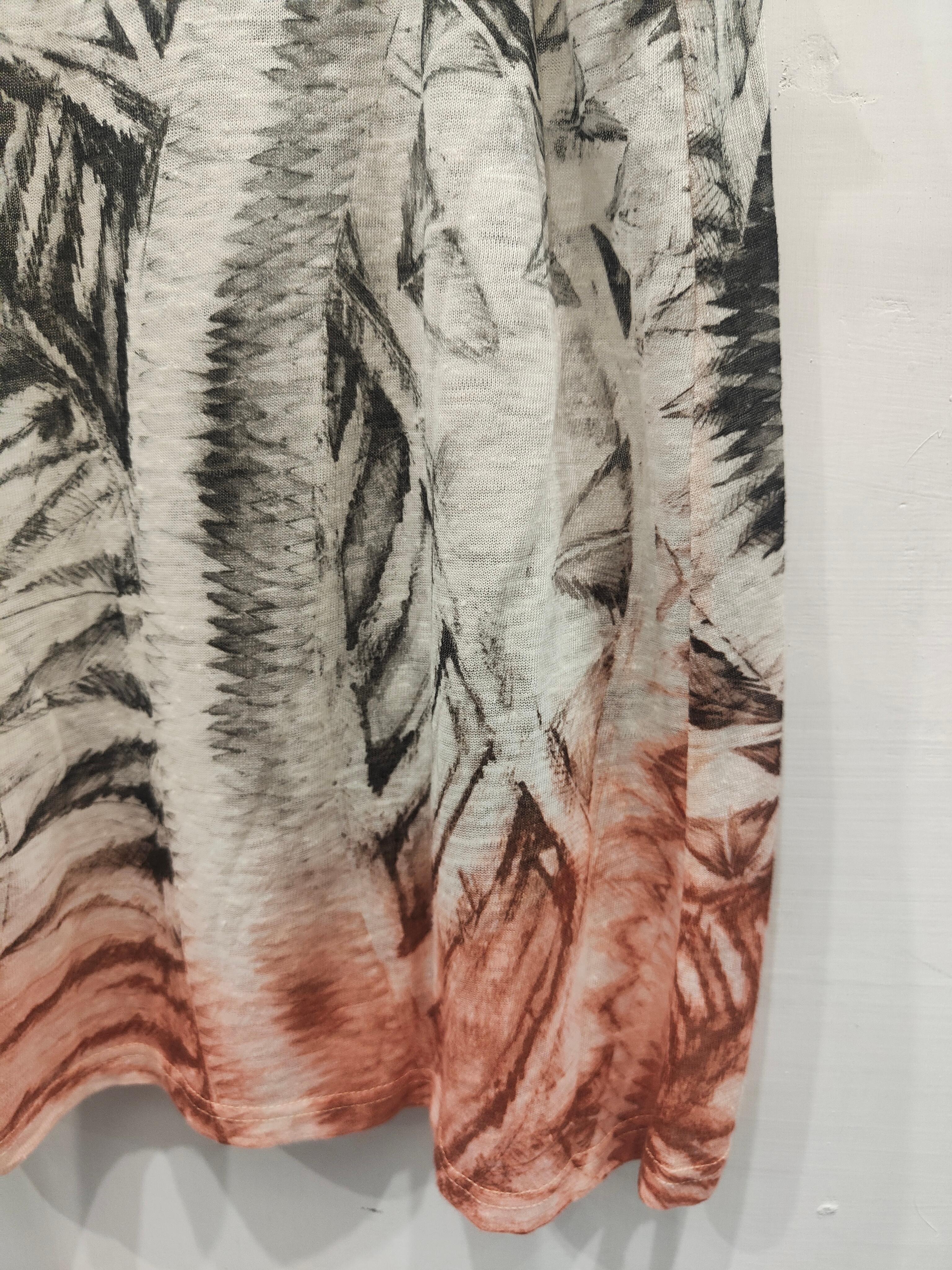 Top multicolore in lino Balmain in vendita 6