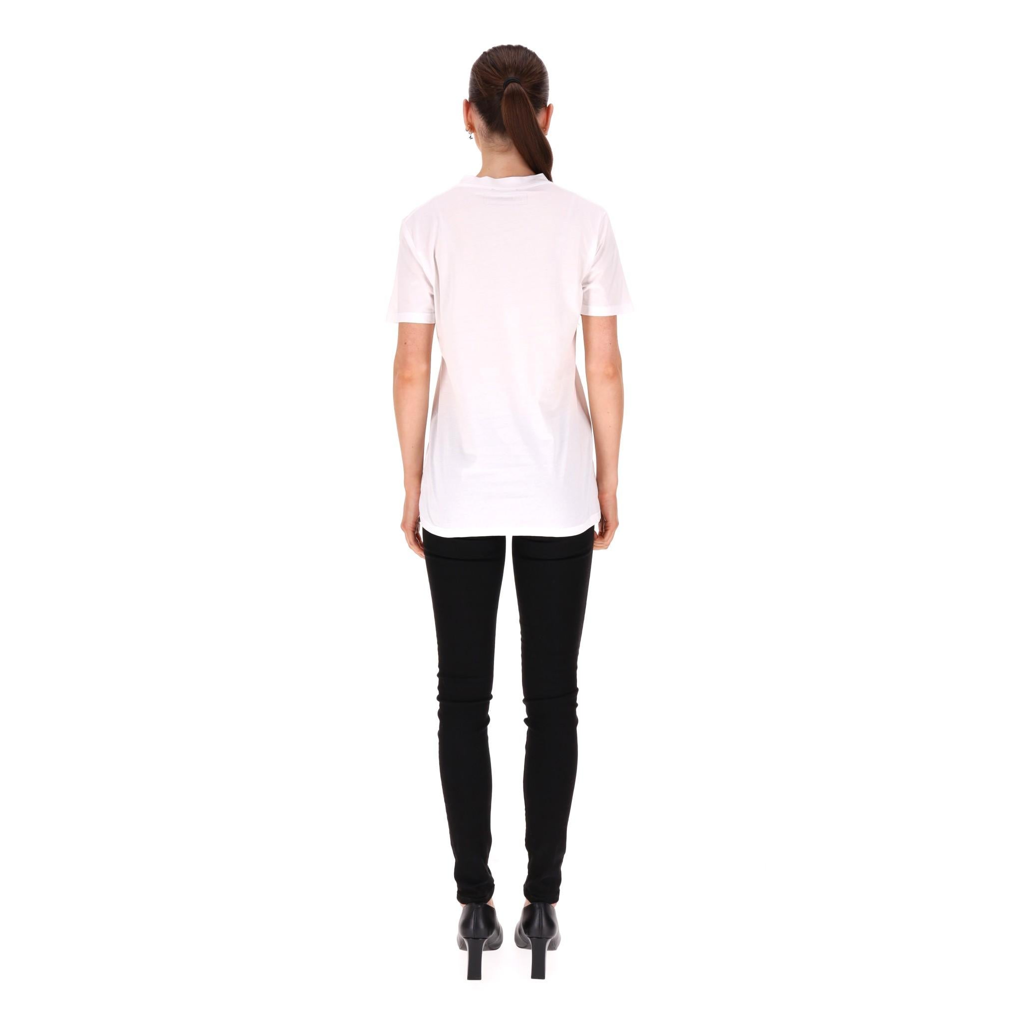 Balmain Logo Cotton T-Shirt In Excellent Condition For Sale In London, GB