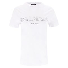 Balmain Logo-T-Shirt aus Baumwolle