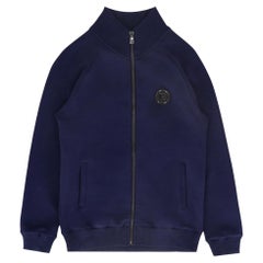 Balmain Logo Cotton Zip-Up Cardigan