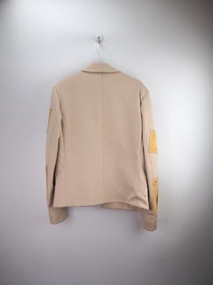 Balmain Men's Golden Embroidered Hand Work Lapel Coat Blazer