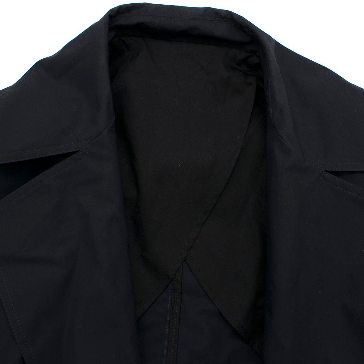 Balmain Men's Navy Double Breasted Peacoat SIZE 46 In Good Condition In London, GB