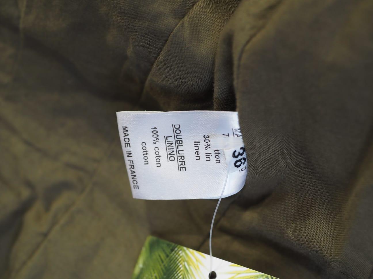 Women's Balmain military green cotton jacket For Sale