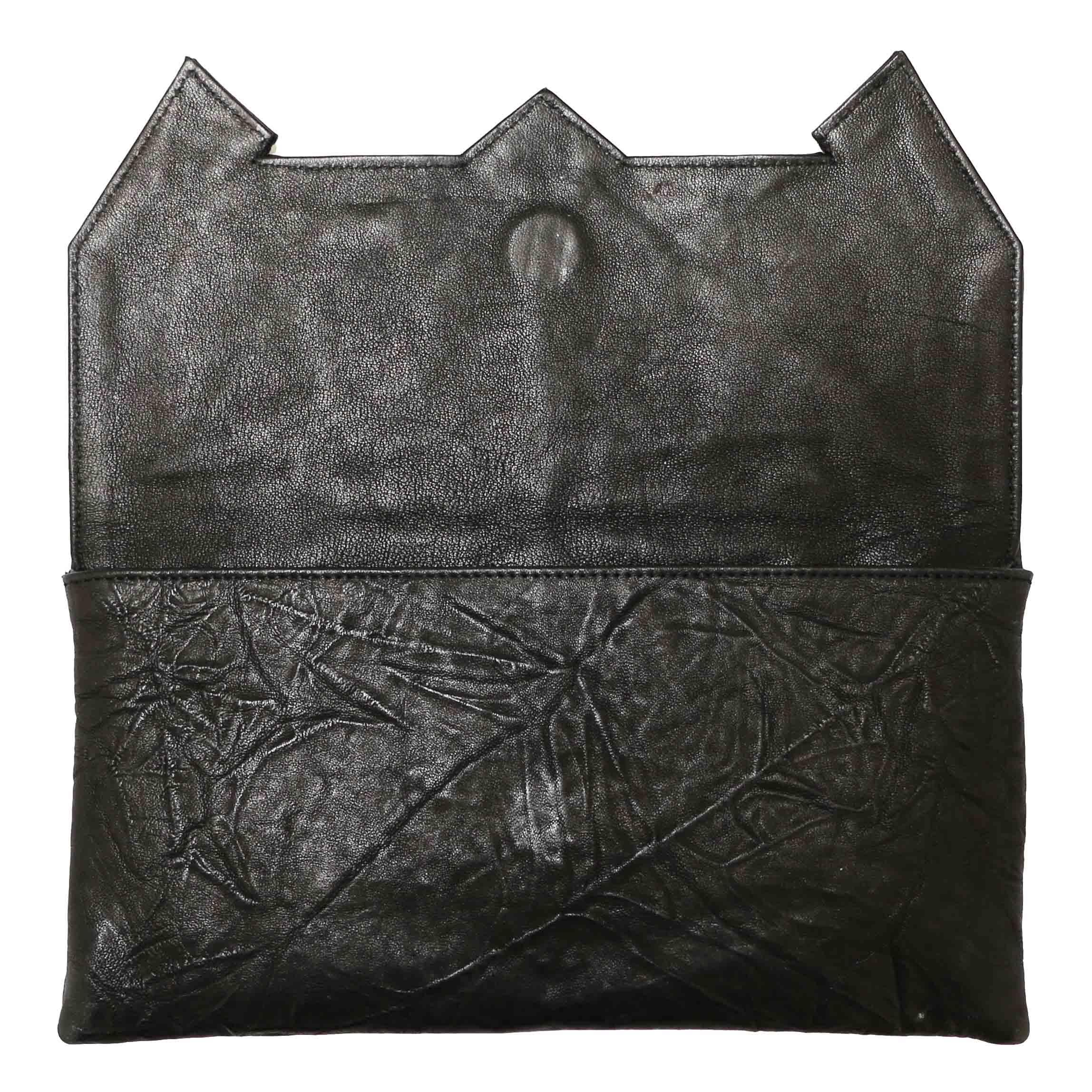 BALMAIN Mirrors Black Clutch In Excellent Condition For Sale In Paris, FR