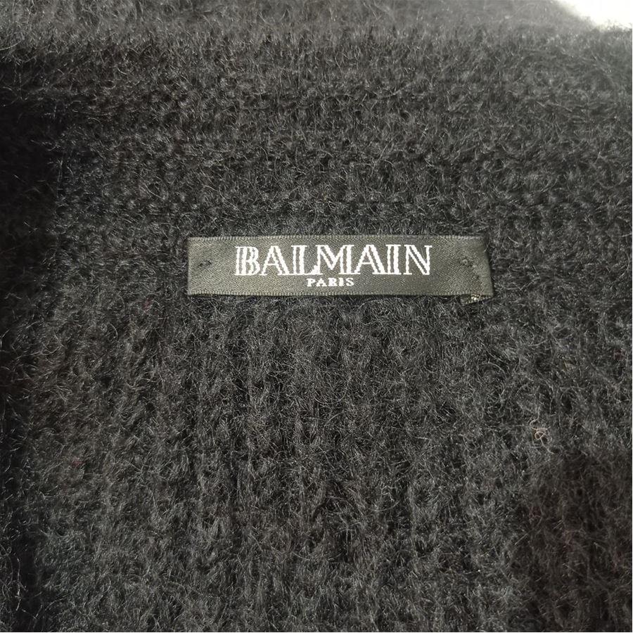 Balmain Mohair pull size 40 In Excellent Condition For Sale In Gazzaniga (BG), IT