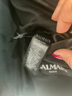 Balmain multicoloured leather jacket NWOT