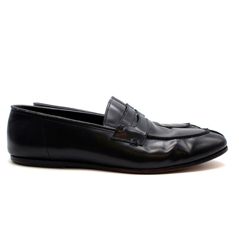 Balmain Navy Leather Mens Loafers - Size 44 For Sale at 1stDibs ...