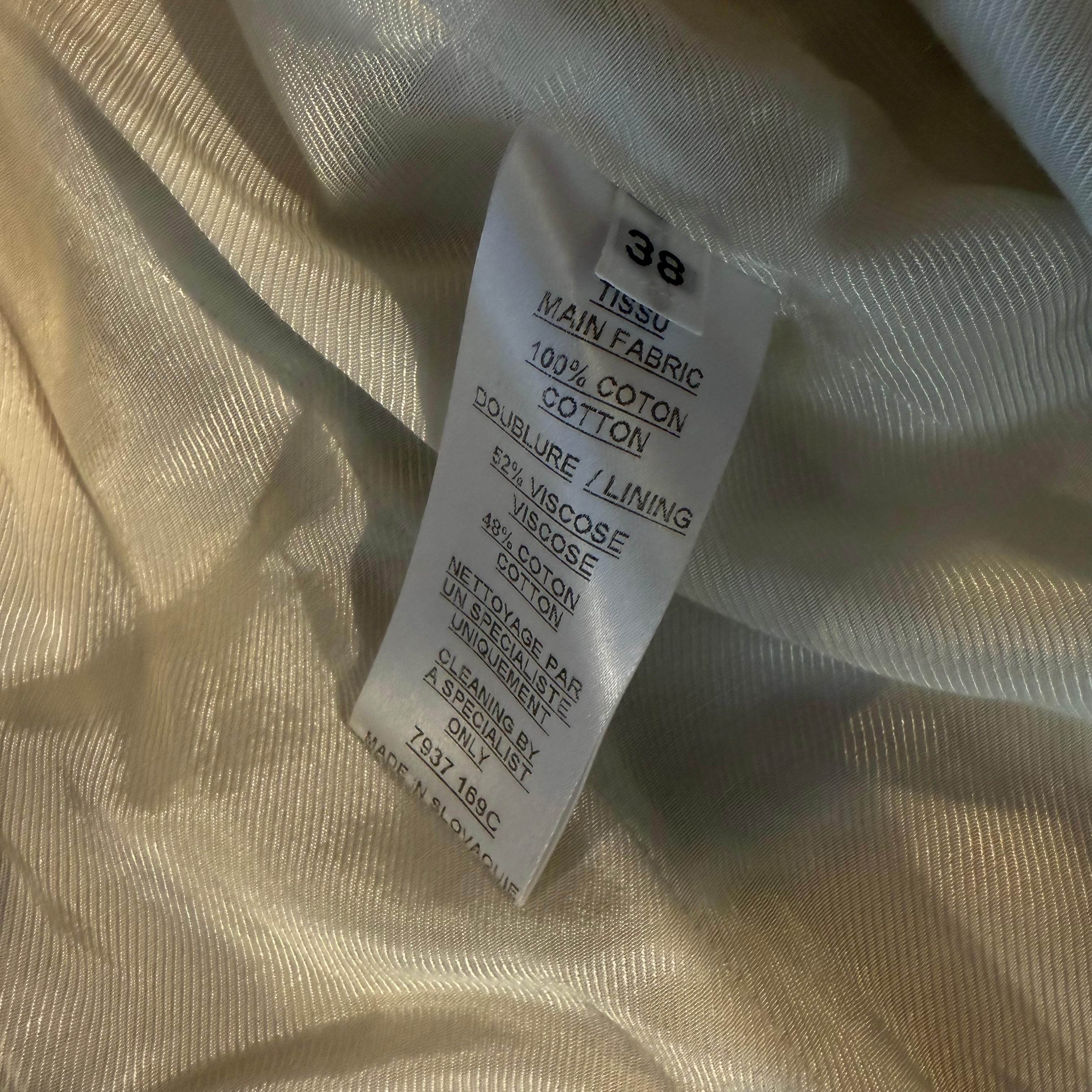 Balmain - Giacca in cotone noisette FR 38, IT 42 in vendita 5
