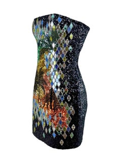 Balmain Olivier Rousteing Collection Resort 2017 Mini-robe à paillettes