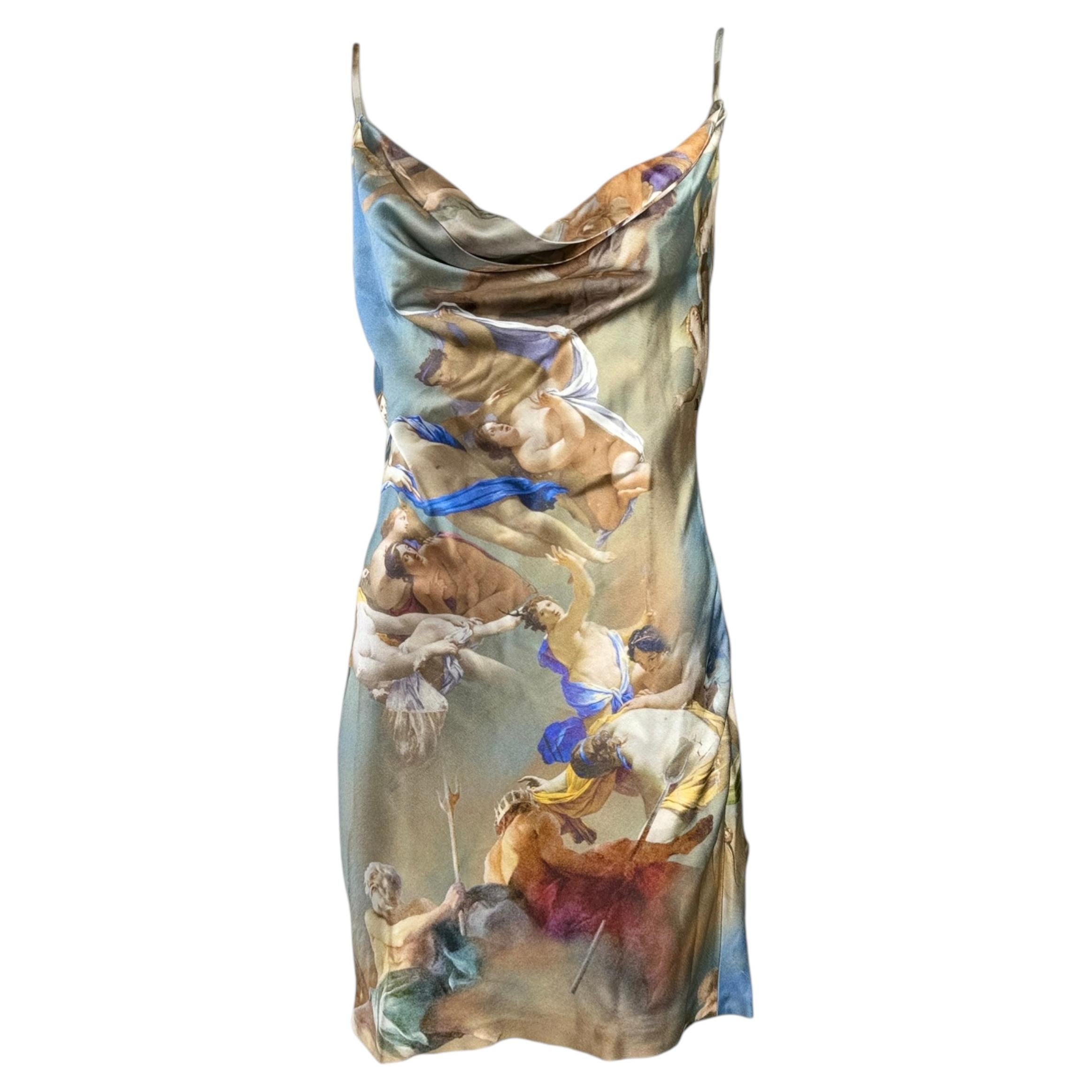 Balmain Olivier Rousteing Spring 2023 Look 39 MIni printed dress