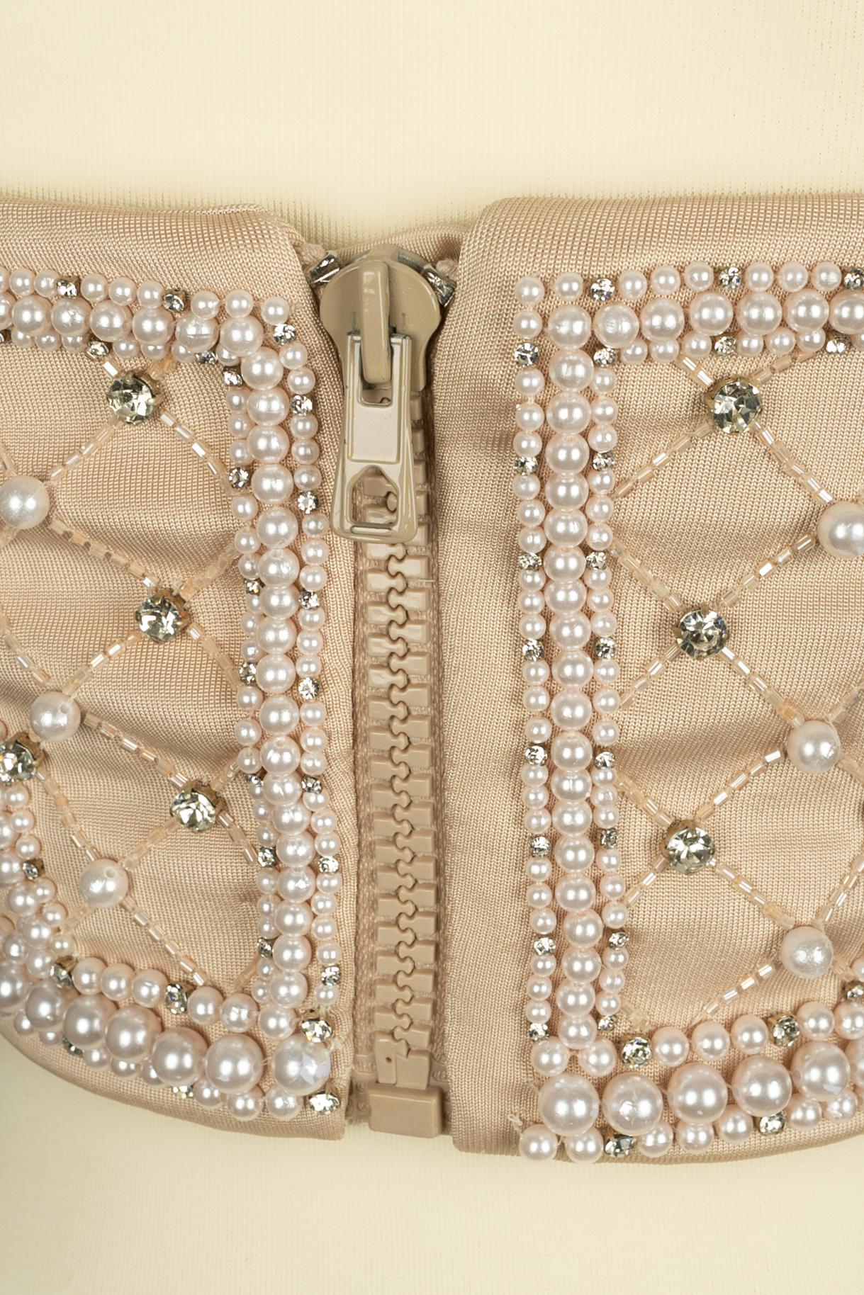 Top ouvert dans le dos Balmain en vente 2