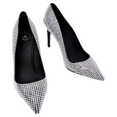Décolleté Balmain Oris in pelle scamosciata e impreziosite da strass