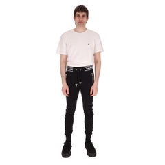 Balmain Paris Taped Logo Cotton Joggers