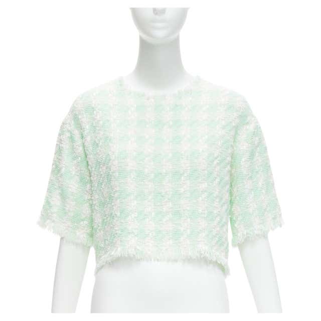 Mint Green Blouse - 12 For Sale on 1stDibs