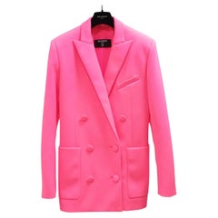 Balmain Pink 2 Breasted Jacket Blazer