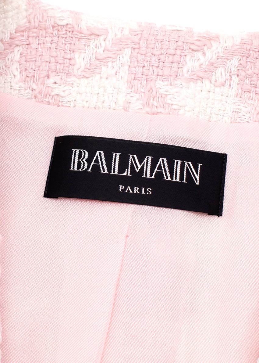 pink houndstooth jacket