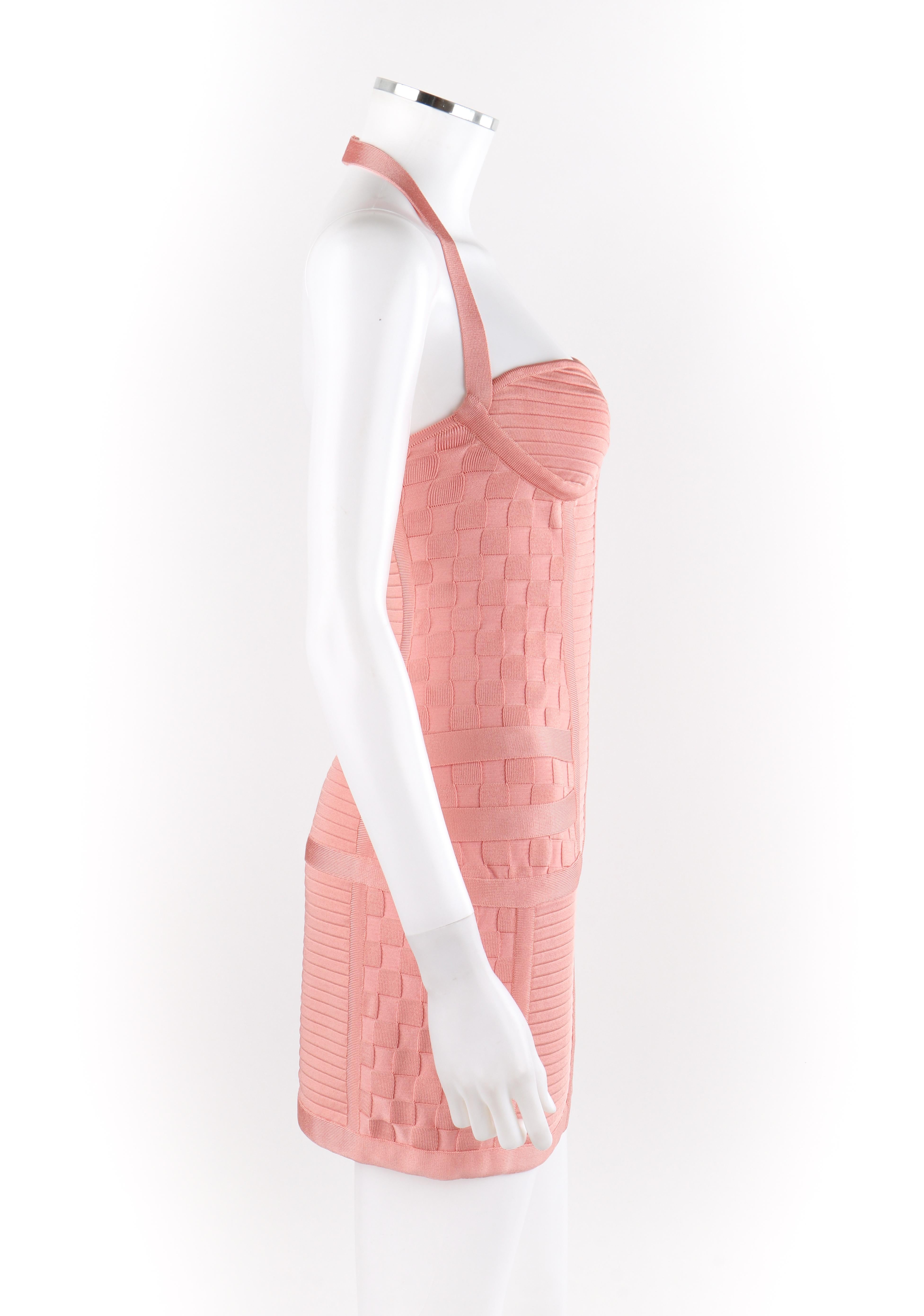 pink balmain dress
