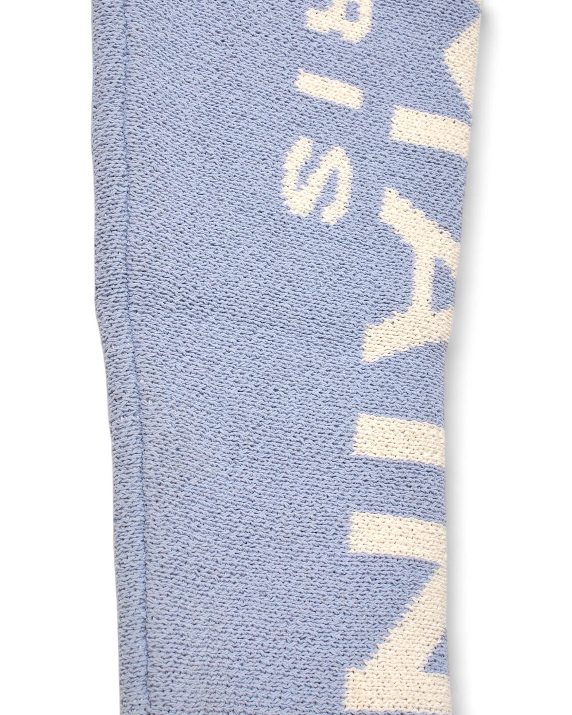 Balmain Pullover Azzurro in Kurzform im Angebot 4