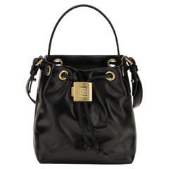 Balmain Pulse Bucket Bag — Black
