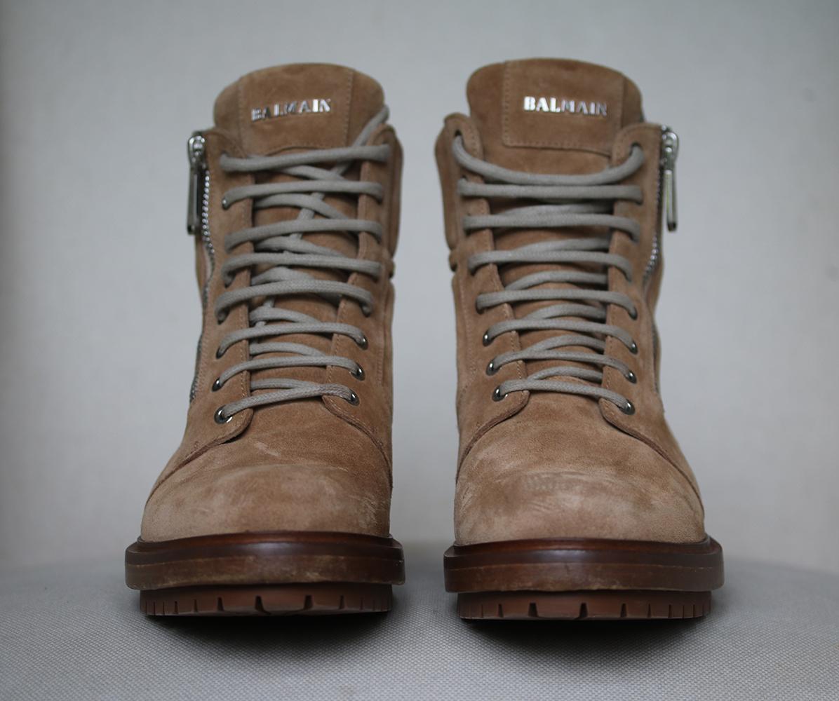 balmain studded boots