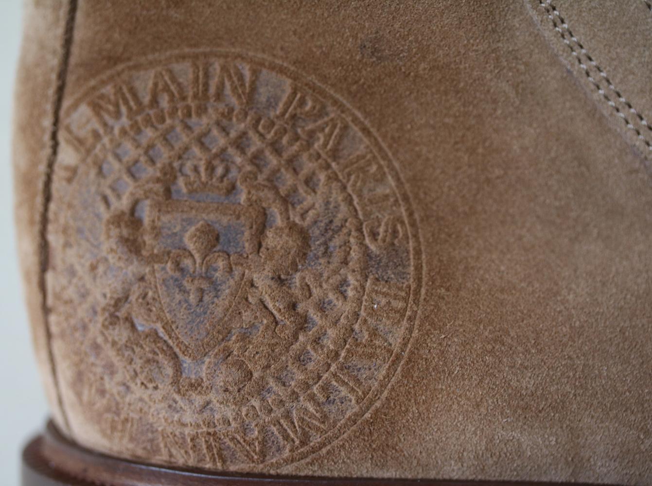 Balmain Ranger Suede Ankle Boots 2