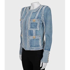 Giacca di jeans Balmain con bordi a vivo - Taglia FR38 / M.