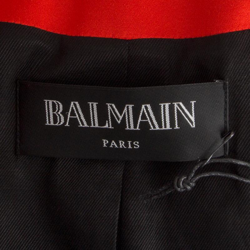 balmain red blazer