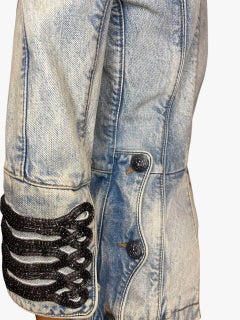 Balmain Runway Military Style Denim Jacket, SS 2009