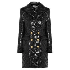 Balmain Shiny Double Breasted Puffer Coat