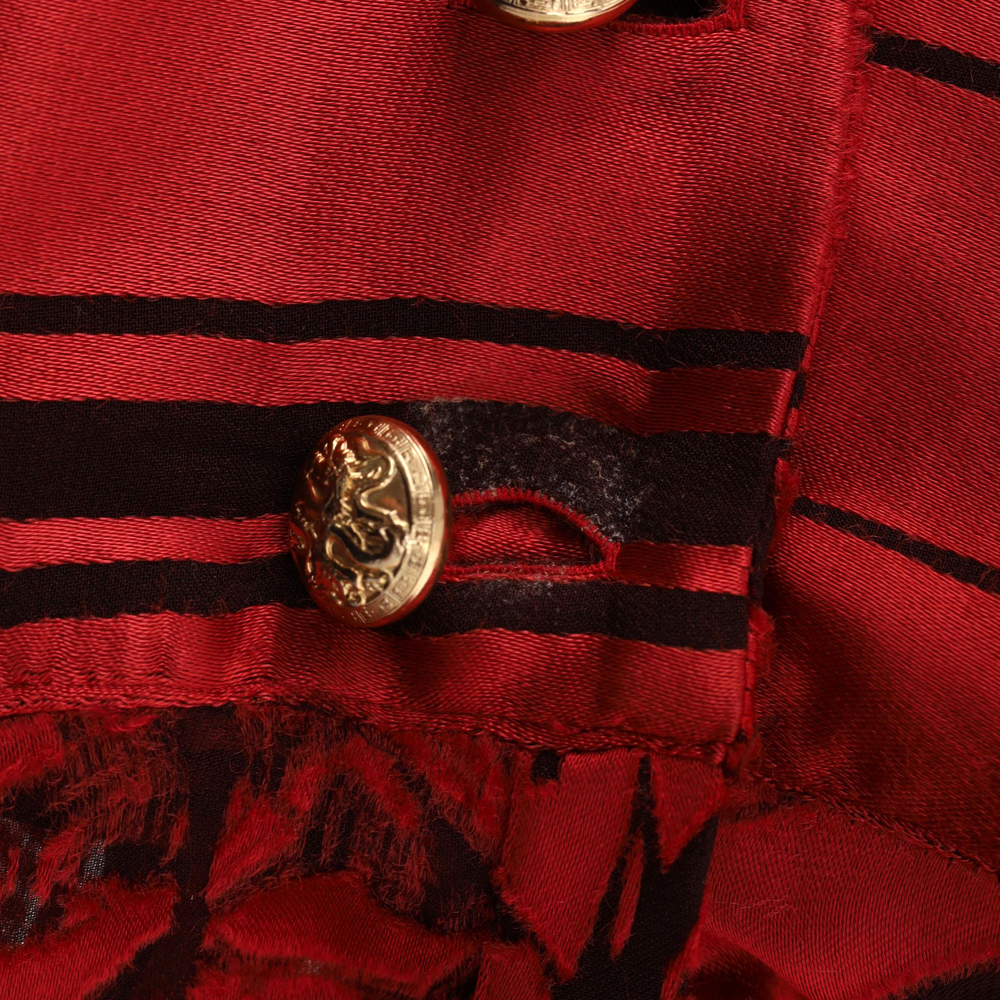 Camicia stampata in seta Balmain in vendita 3