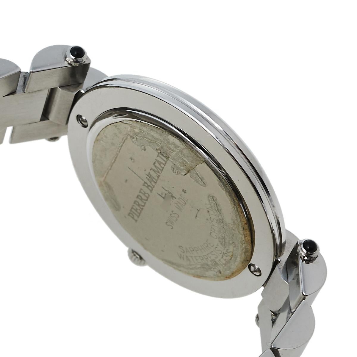 Balmain Silver Stainless Steel 2101 Quartz Women's Wristwatch 35 mm 1