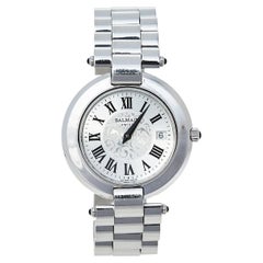 Balmain Silver Stainless Steel 2101 Quartz Women's Wristwatch 35 mm
