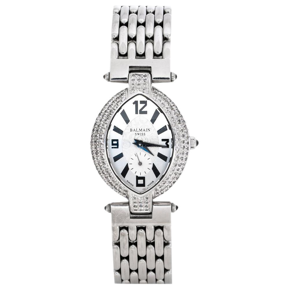 Balmain Silver Stainless Steel Excessive 3731 Women's Wristwatch 28 mm