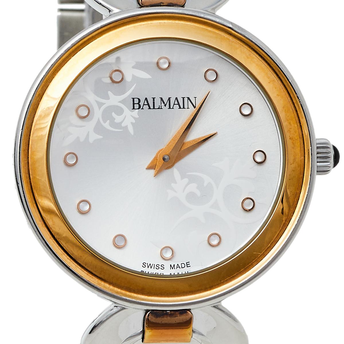 Balmain Silver Two-Tone Stainless Steel Lady II 4898 Women's Wristwatch 32 mm 1