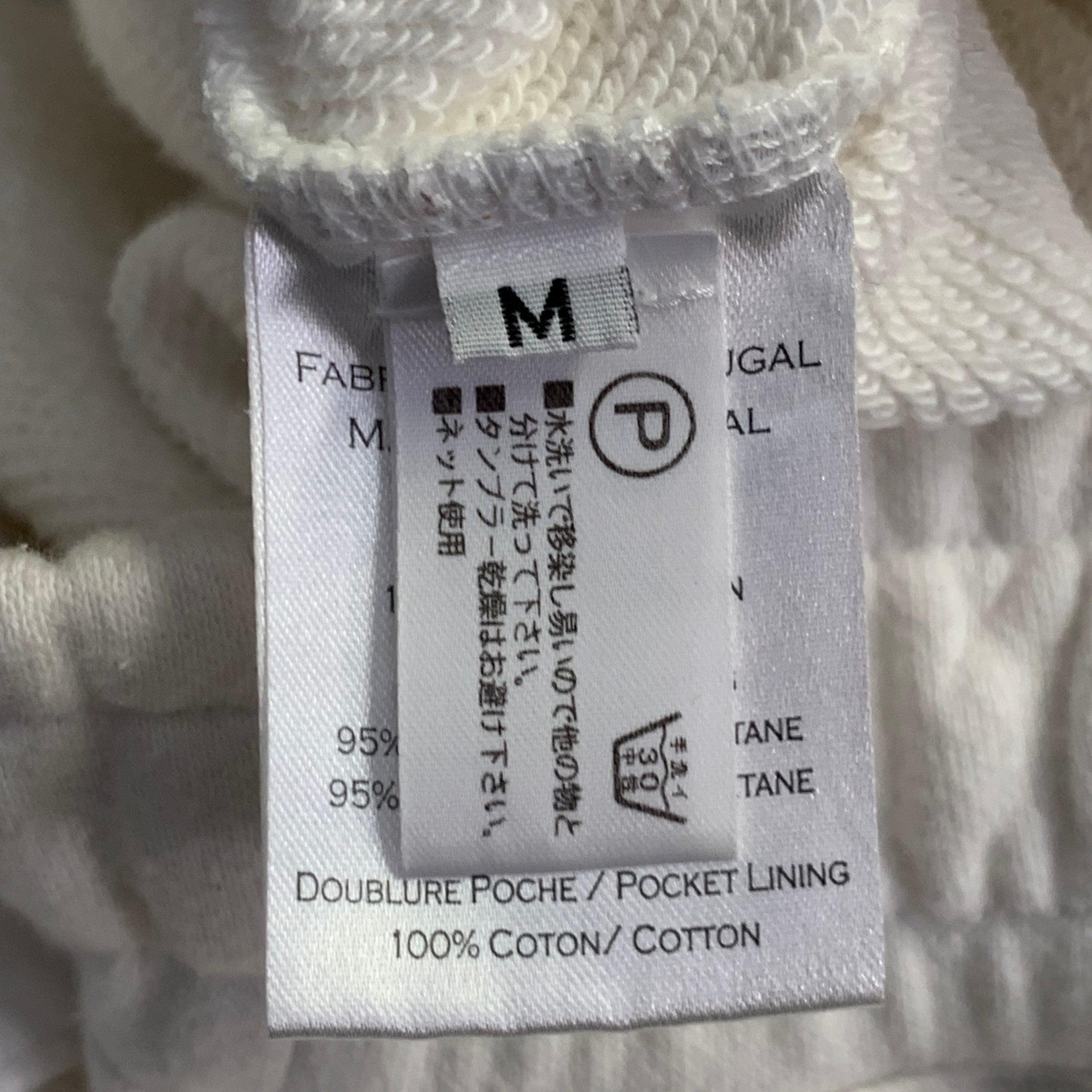 BALMAIN Größe M Weiß Baumwolle Kordelzug Sweatpants Casual Pants im Angebot 3