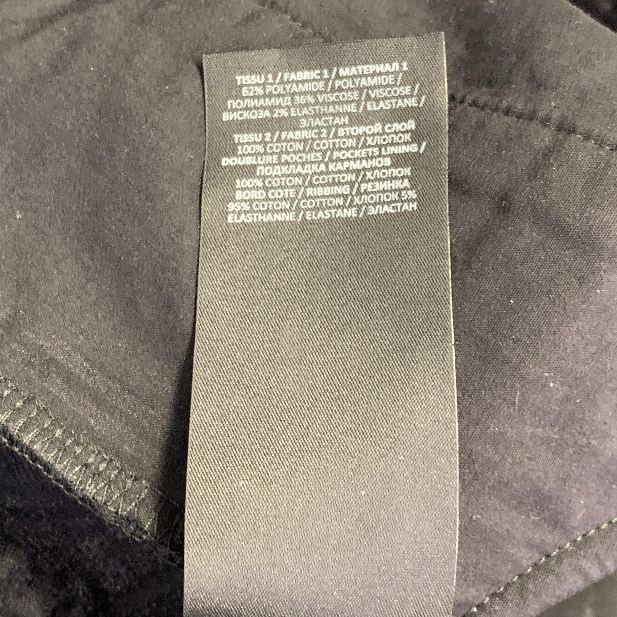 BALMAIN Größe S Schwarz Strukturierte Polyamidmischung Kordelzug Sweatpants Freizeithose im Angebot 2