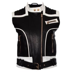 Balmain, Sleeveless biker jacket
