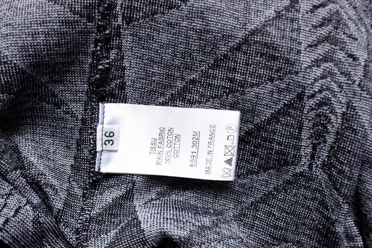 Balmain, Stretch dress with graphic print For Sale 1