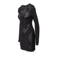 Balmain Stretchy Jacquard Dress - '10s