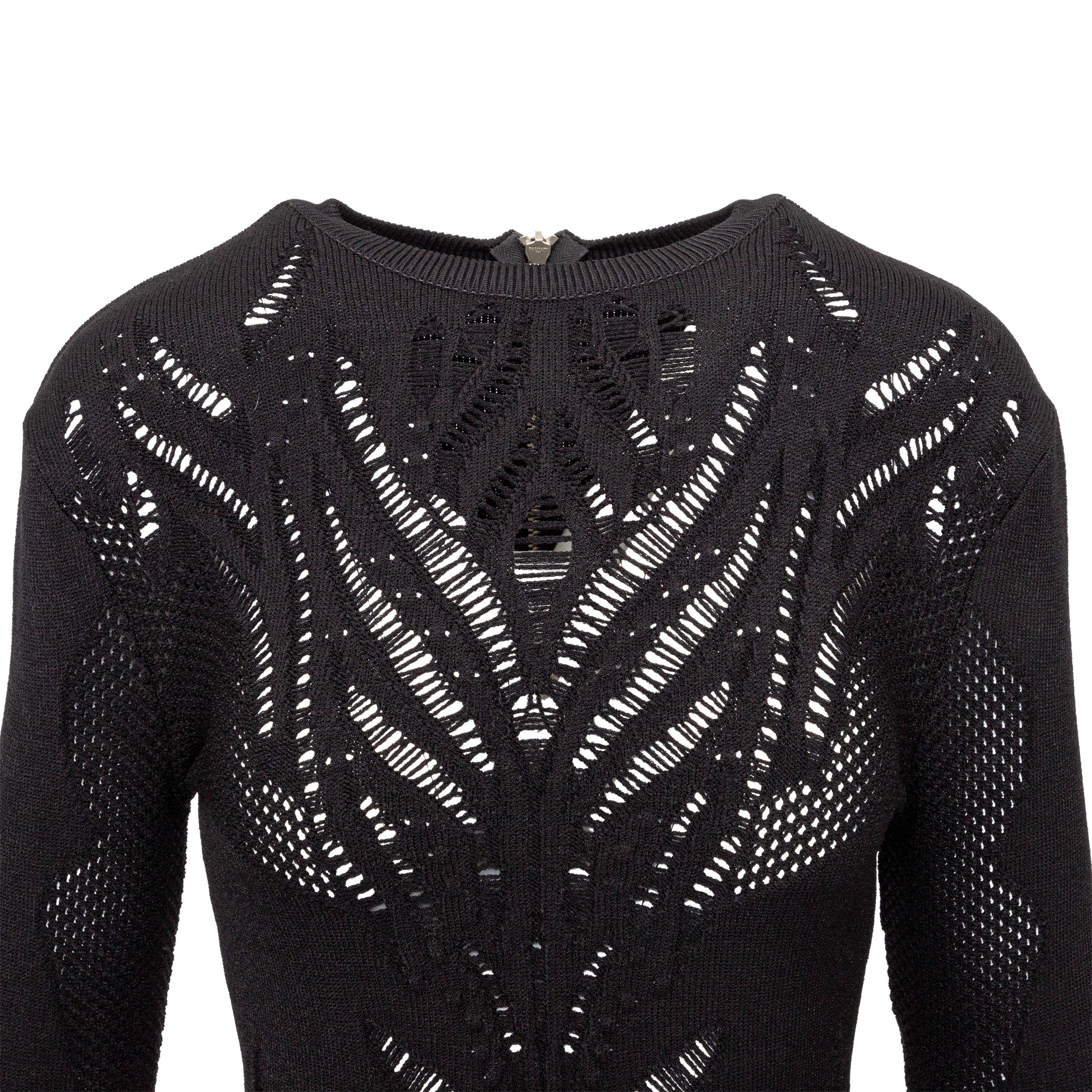 Balmain Stretchy Jacquard Dress - '10s In Excellent Condition For Sale In Milano, IT