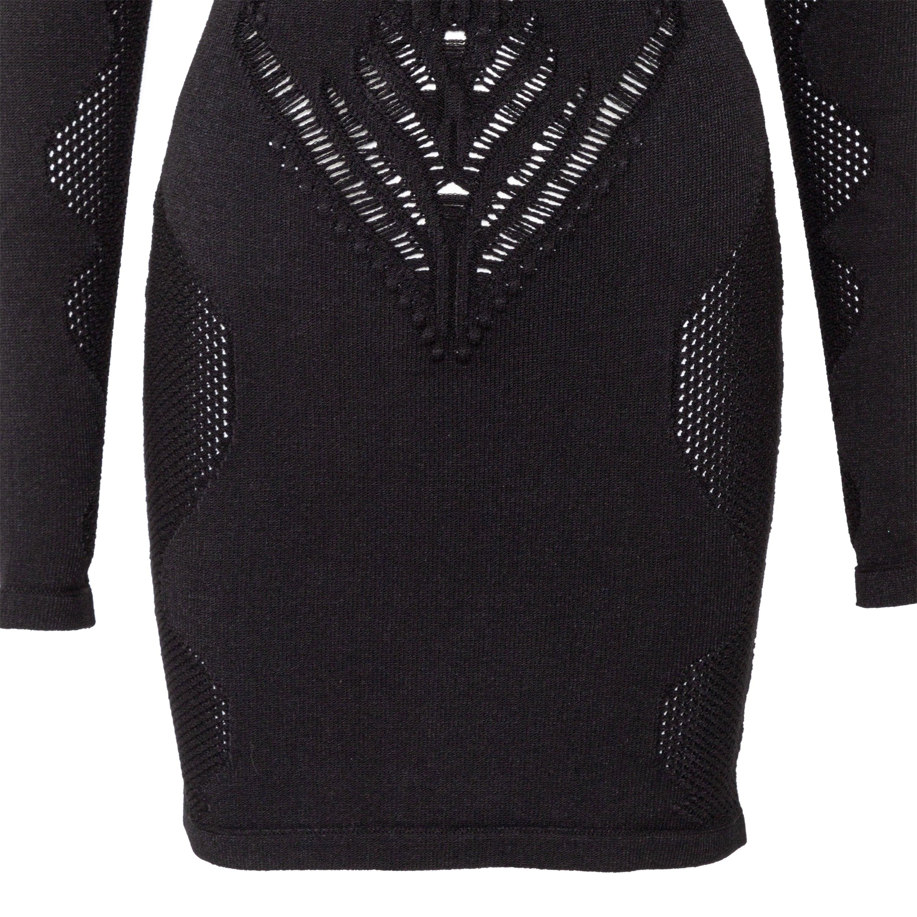 Balmain Stretchy Jacquard Dress - '10s For Sale 1