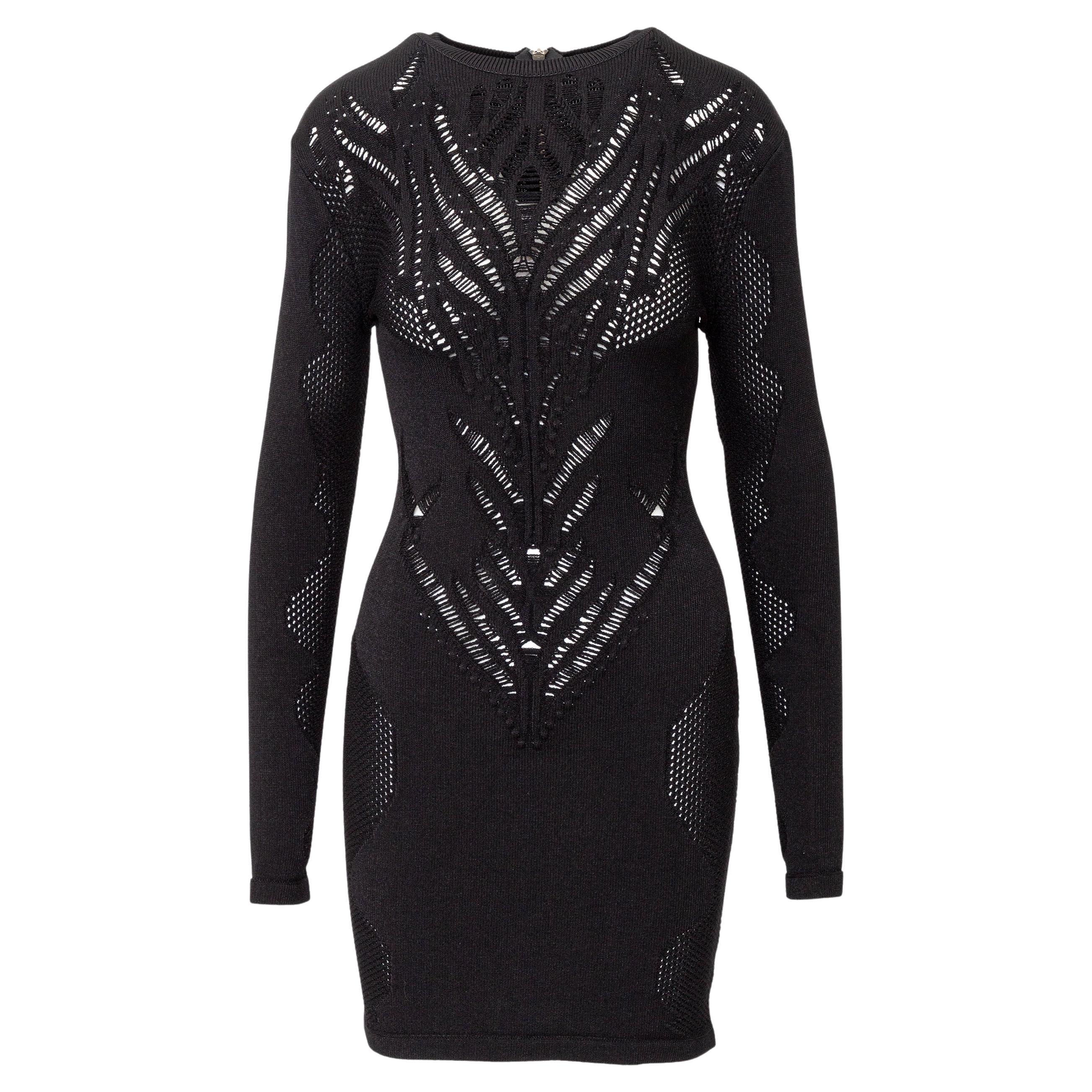 Balmain Stretchy Jacquard Dress - '10s For Sale