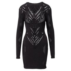 Vestido de jacquard elástico Balmain - Años 10